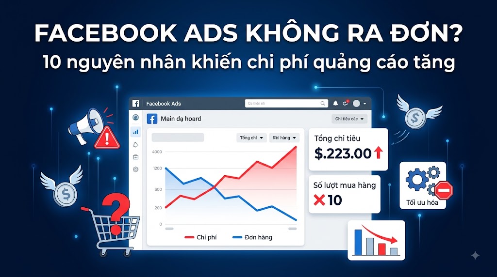 facebook ads không ra đơn nguyên nhân và cách tối ưu